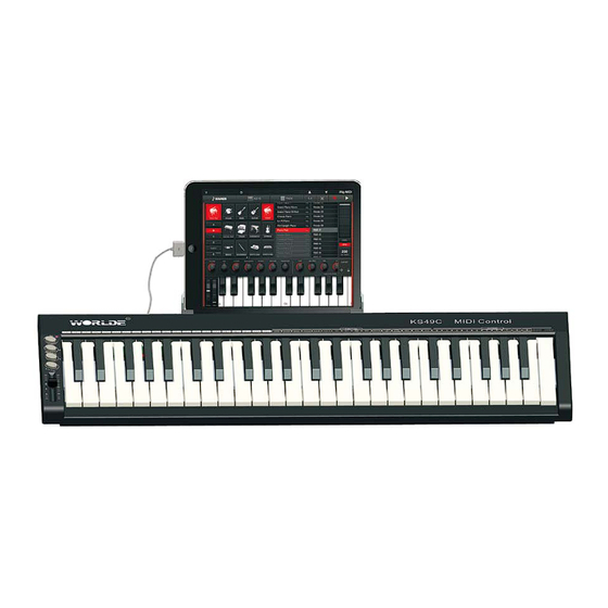 Worlde Digital Piano KS49C User Manual