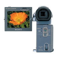 Sony Handycam DCR-IP7E Operating Instructions Manual