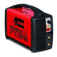 Telwin ADVANCE 227 MV/PFC TIG DC-LIFT VRD Instruction Manual