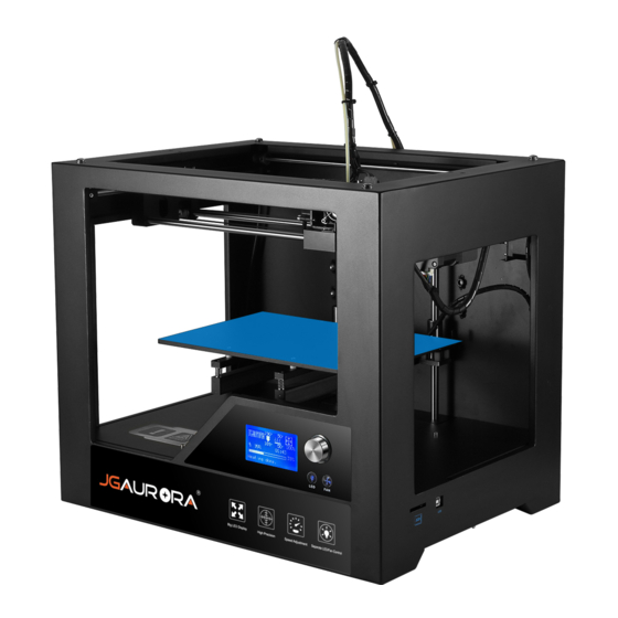 JGaurora Z-603S Desktop 3D Printer Manuals