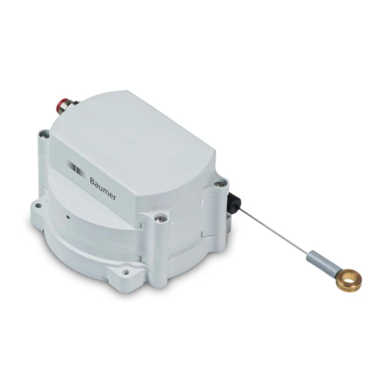 Baumer GCA5 Assembly Instruction And Safety Information