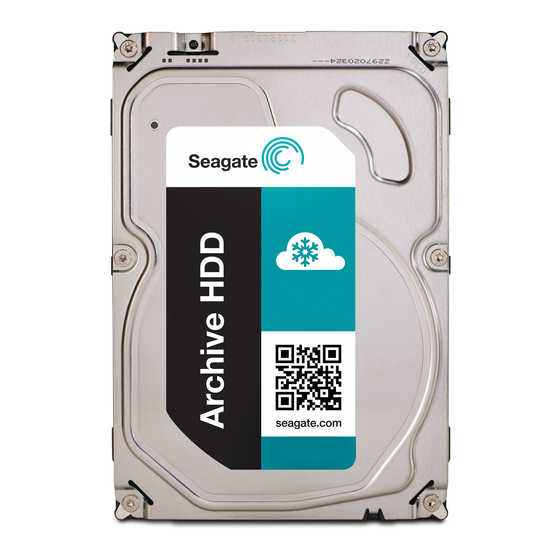 Seagate ST5000AS0011 Manuals