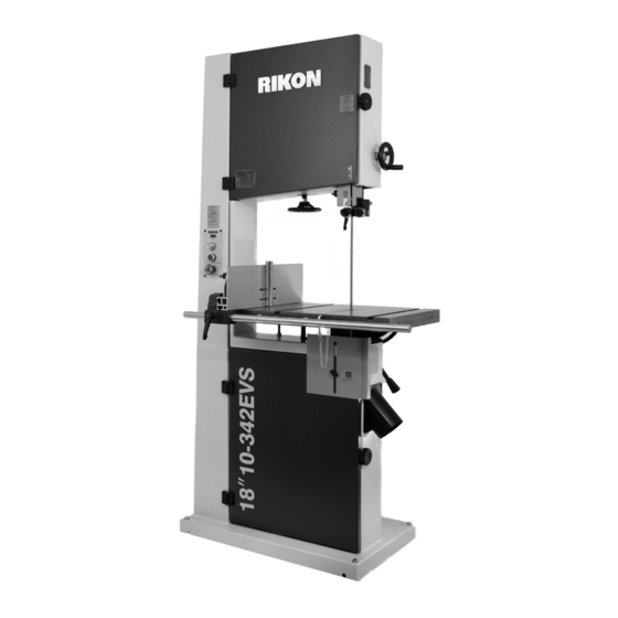 Rikon Power Tools 10-342EVS Operator's Manual