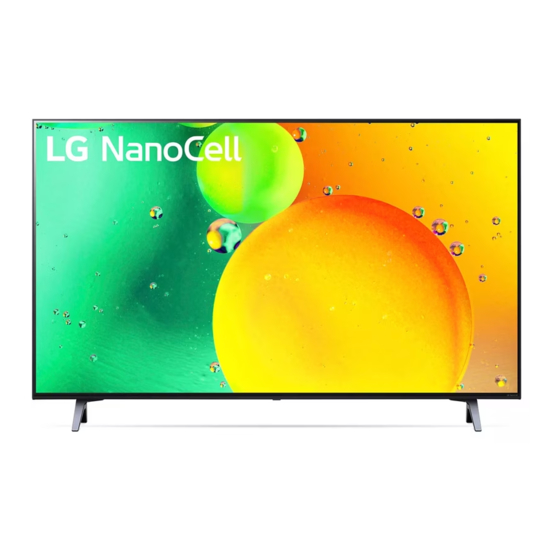 LG 7SQNED80AQA Manual