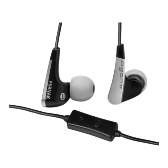 Phonak Audeo User Manual