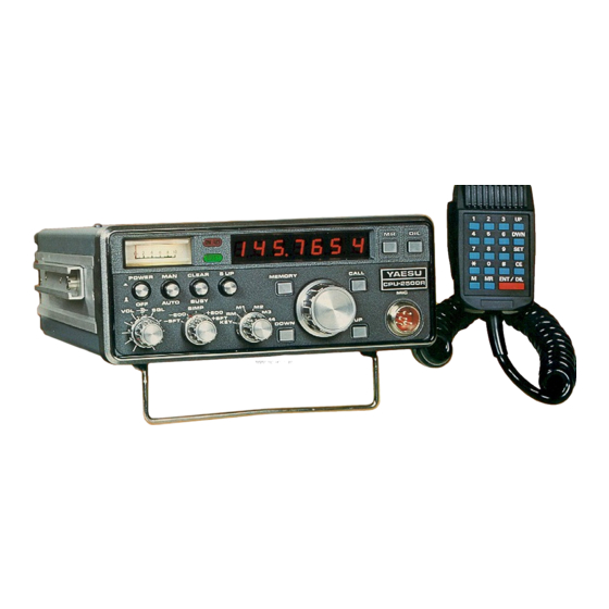 Yaesu CPU-2500R Instruction Manual