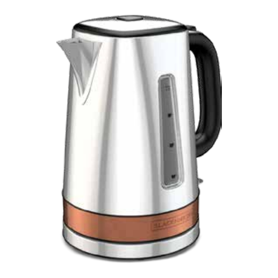BLACK DECKER KE3100C Use And Care Manual