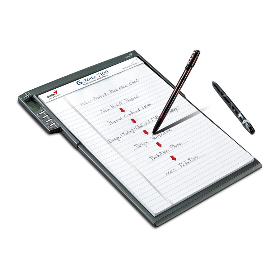 Genius G-Note Series Manual