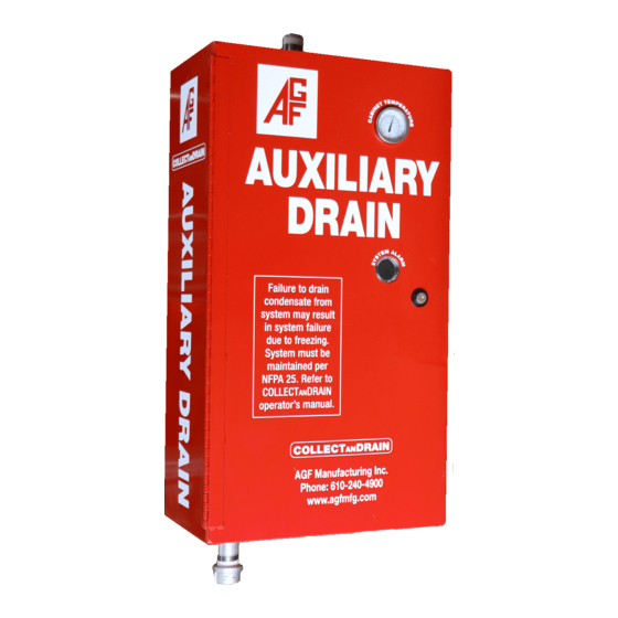 AGF COLLECT anDRAIN 5500 Owner's Manual