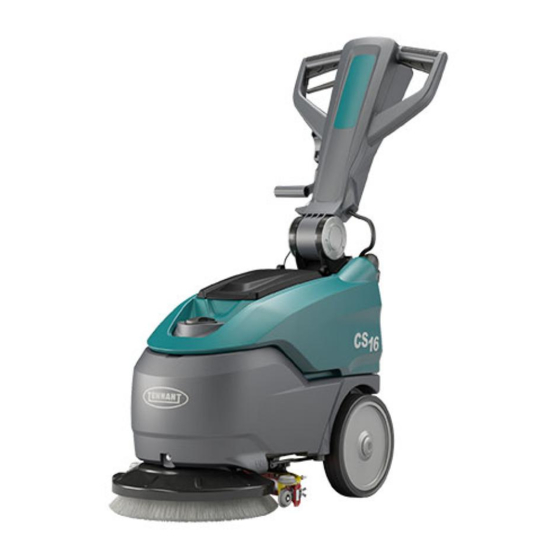 Tennant CS16 Quick Manual