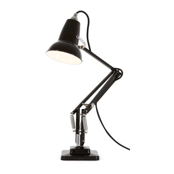 Anglepoise Ceramic Original 1227 Mini Quick Start Manual