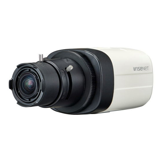 Wisenet HCB-6000 HCB-6000PH User Manual