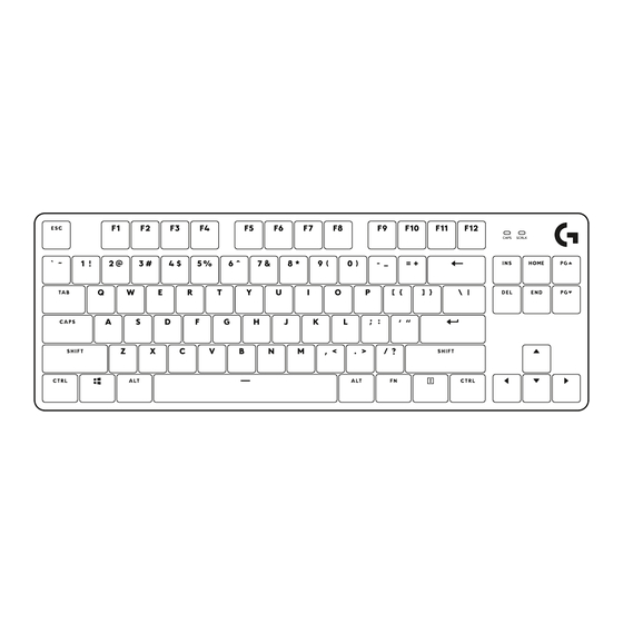 Logitech G412 TKL SE Complete Setup Manual