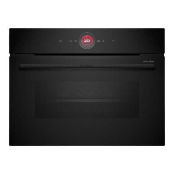 Bosch CBG934A 1 Series User Manual And Installation Instructions