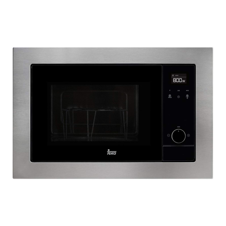 Teka MS 620 BIS, ML 820 BIS - Microwave & Grill Manual