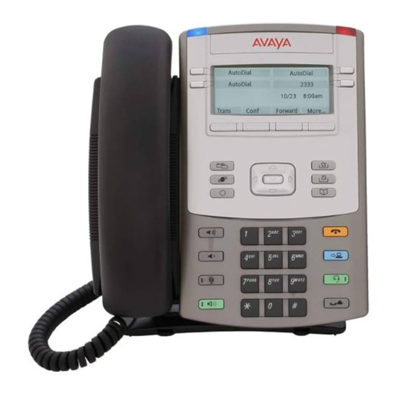 Avaya 1120E Reference Manual