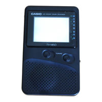 Casio TV-1450N Manual
