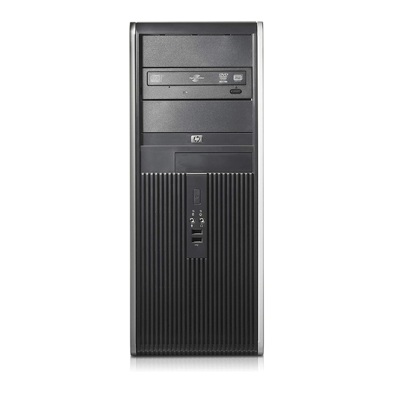 HP dc7800 - Convertible Minitower PC Setup And Configuration Manual