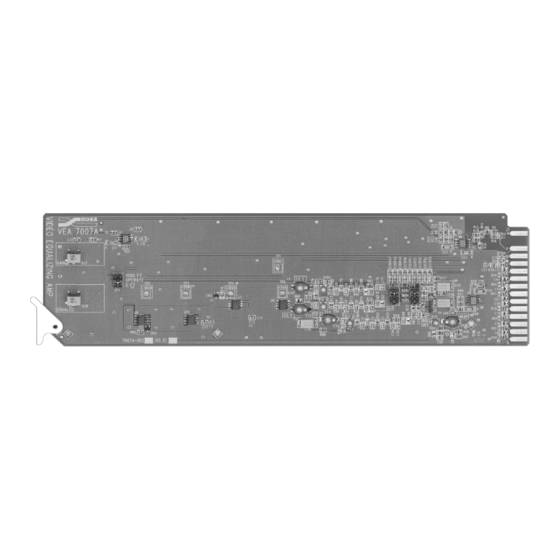 Ross VEA-7007A User Manual