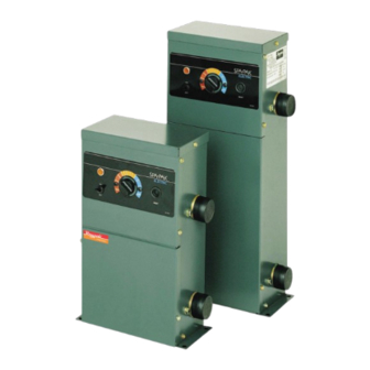 Raypak SpaPak 552 & 1102 Technical Data