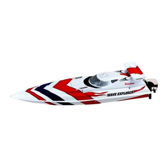 GRAUPNER Wave Explorer Assembly Instructions Manual