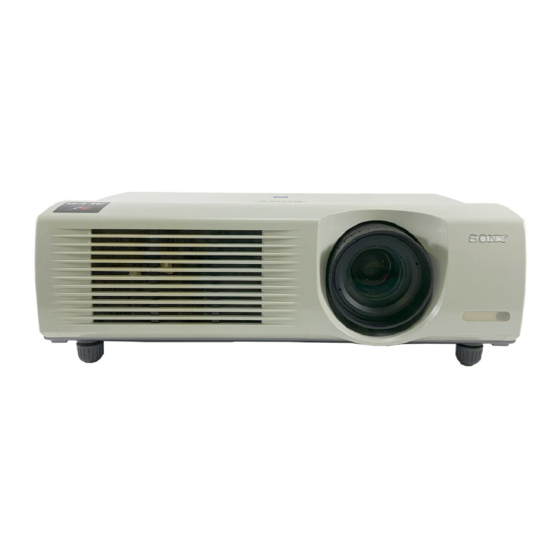 Sony VPL-PX41 Service Manual