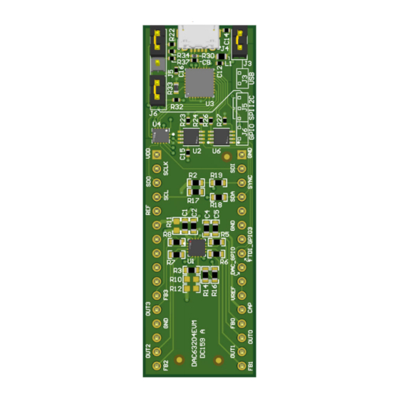 Texas Instruments DAC63204EVM User Manual