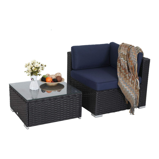 PHI VILLA Corner Sofa Assembly Instructions