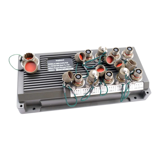 Amphenol RESMLAC-8MG-CAPS-POE Hardware User Manual