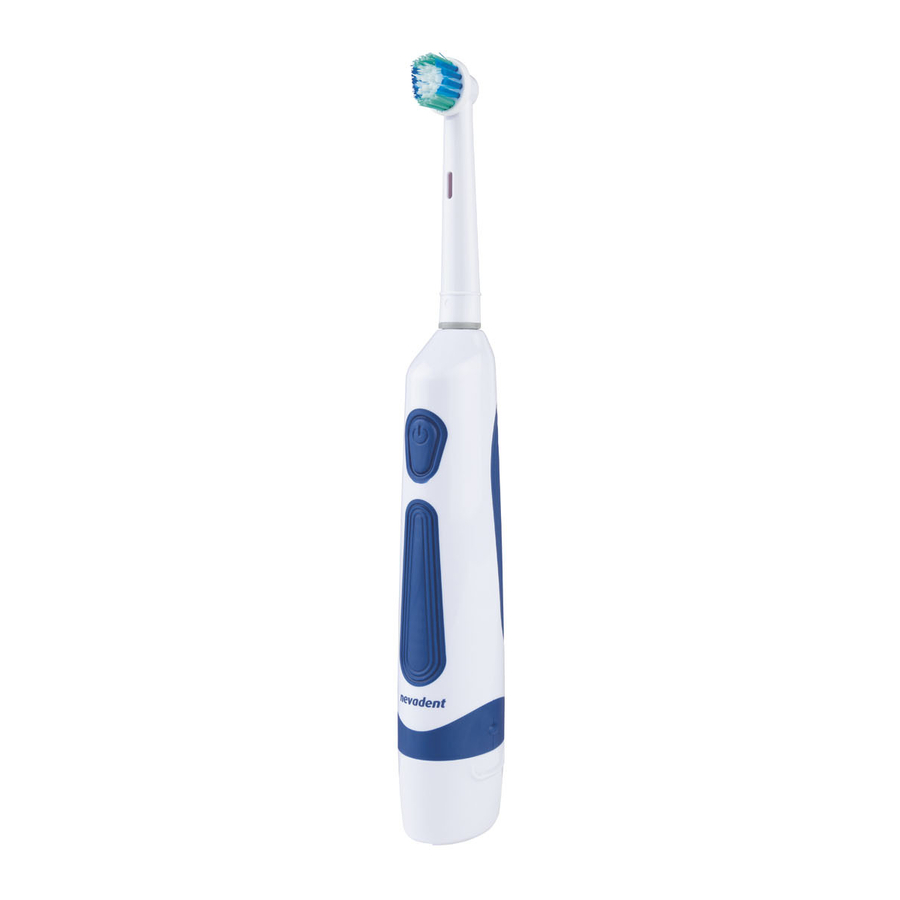 Nevadent NBZ 45 A1, 373276 2104 - Electric Toothbrush Operating Instructions