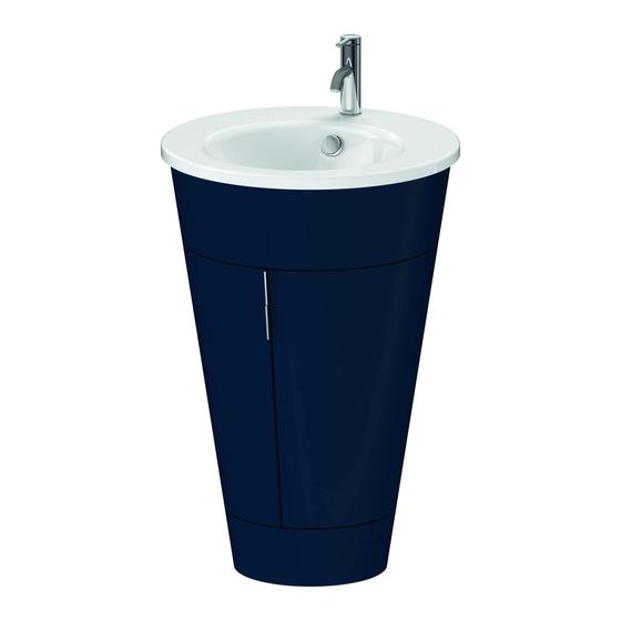 DURAVIT Starck 1 S1 9520 Mounting Instructions