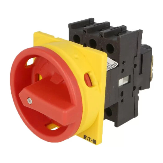 Eaton P3 E(+SVB) Series Instruction Leaflet