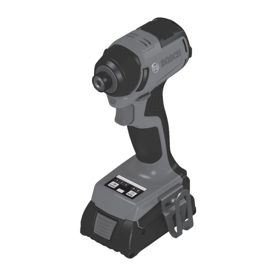 Bosch Professional GDR 18V-220 C Original Instructions Manual