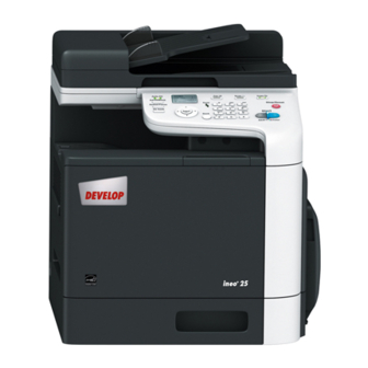 Develop ineo+ 25 Product Manual