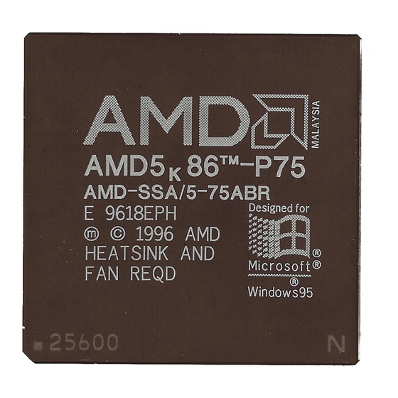 AMD AMD5K86 Technical Reference