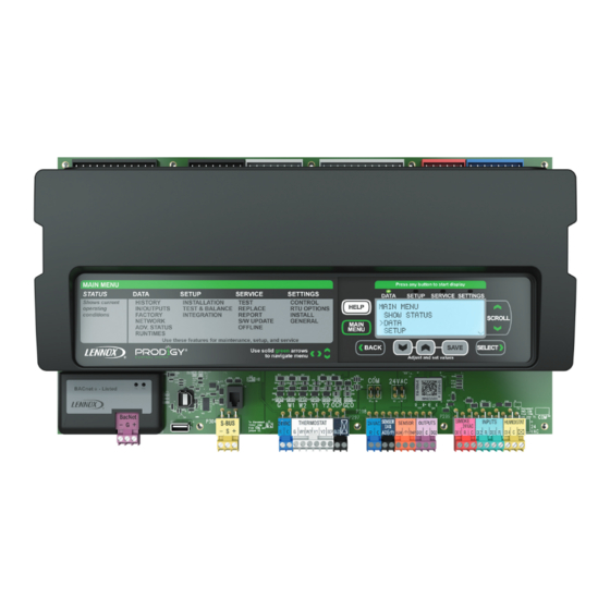 Lennox PRODIGY2.0 Application Manual