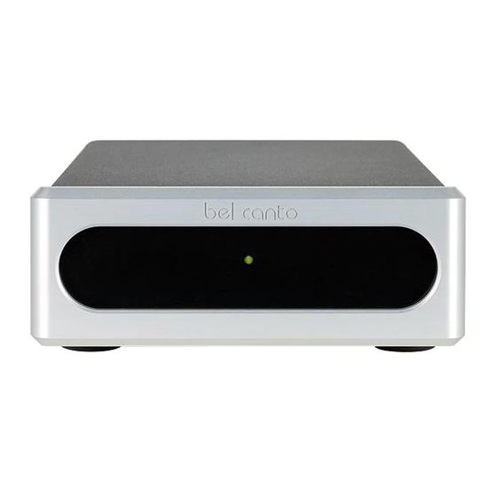 Bel Canto e.One Series User Manual