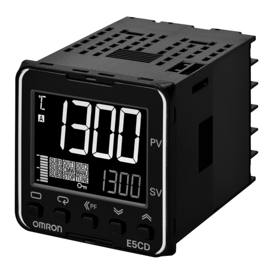 Omron E5ED-800 Manual