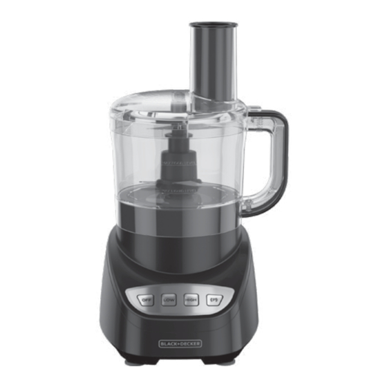 Black+Decker FP4100B Use And Care Manual
