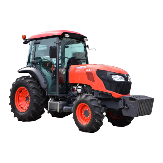 Kubota M4N-071 Operator's Manual