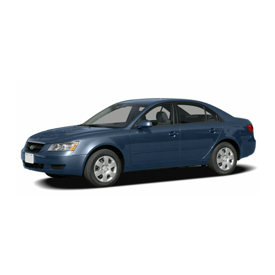 Hyundai 2006 Sonata Owner's Manual