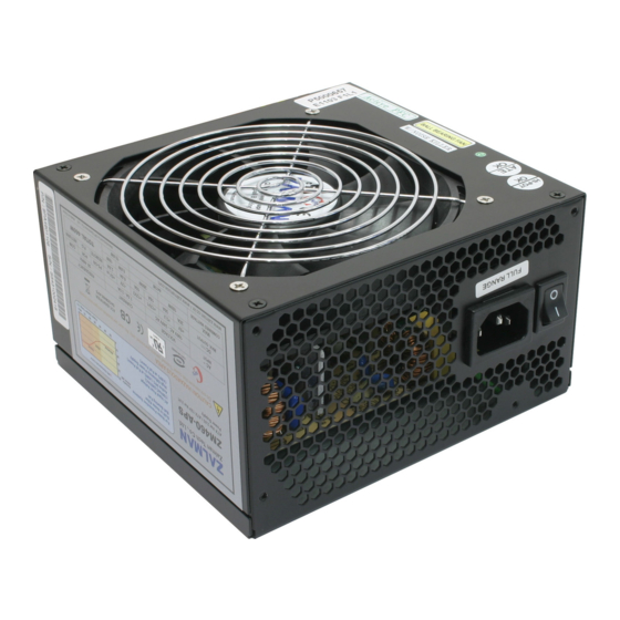 ZALMAN ZM460-APS User Manual