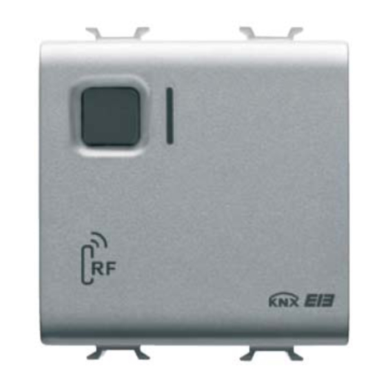 Gewiss Chorus Easy 8 channel RF receiver Technical Manual