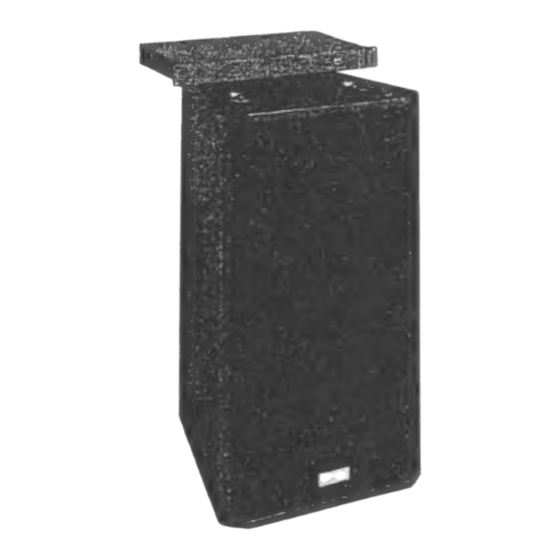 Electro-Voice DELTAMAX DML-1122 Owner's Manual