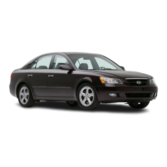 Hyundai 2006 Sonata Owner's Manual