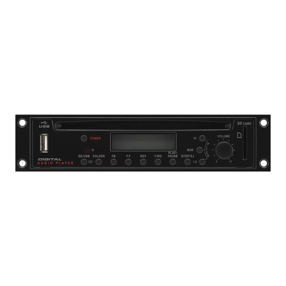 Monacor TXA-1800CD Instruction Manual