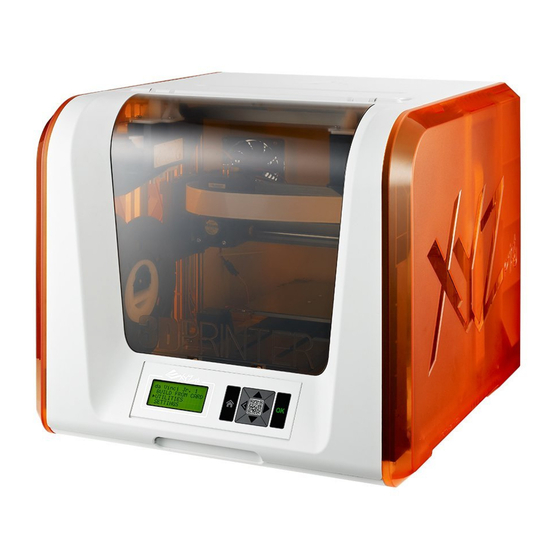 XYZ Printing da Vinci Jr. 1.0 User Manual
