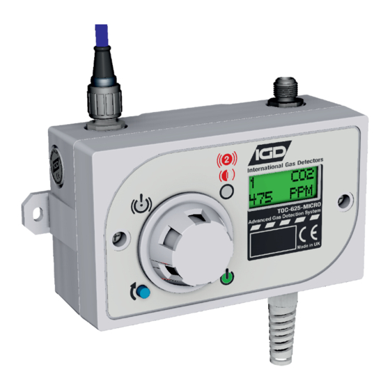 IGD TOC-625-MCP Manual