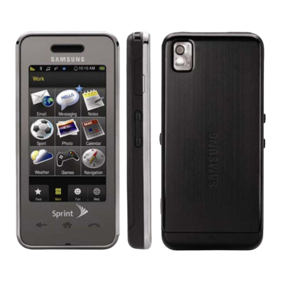 Samsung Cell Phone User Manual