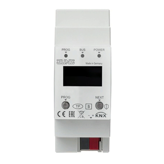 Jung IPR 300 SREG Product Documentation